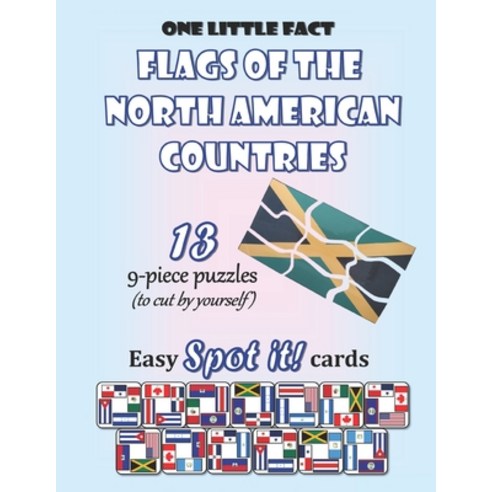 (영문도서) One Little Fact: Flags of the North American Countries Paperback, Independently Published, English, 9798391597544