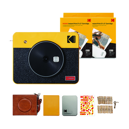 레트로한 디자인과 편리한 기능을 가진 코닥 미니샷 3 즉석카메라