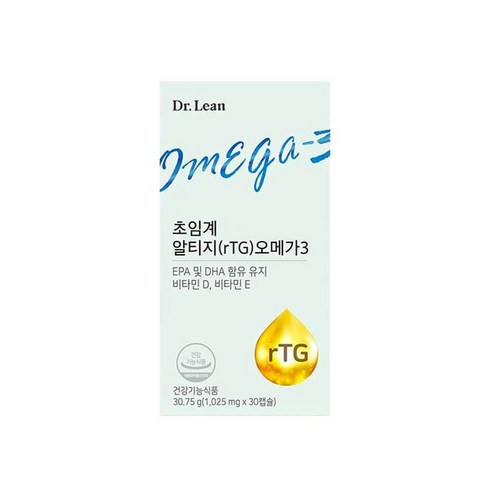 닥터린 초임계 알티지 오메가3 1025mg x 30캡슐, 30정, 12개