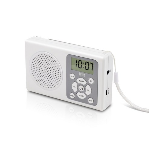 선명한 소리와 휴대성을 갖춘 브리츠 BZ-R120 포터블 유무선 FM라디오