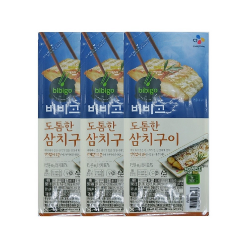 비비고 CJ 삼치구이 60gX3개 (무료배송), 3개, 세트