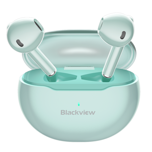 Blackview Airbuds6 무선 블루투스 5.3 이어폰 방수 이어폰, 민트