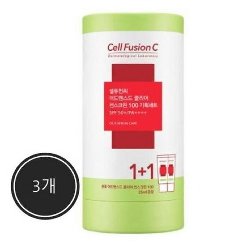 1+1 셀퓨전씨 어드밴스드 클리어 썬스크린기획세트, 2개, 35ml 셀퓨전씨선크림 Best Top5