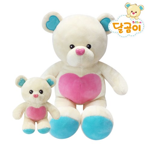 달곰이 가방고리 봉제인형, 12cm, 혼합색상, 1개