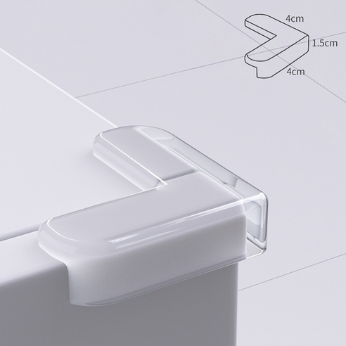 말랑베이비 프리미엄 투명 모서리 보호대, 10개입