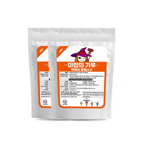마법의가루 떡볶이 소스 분말 가루 보통맛, 500g, 2개