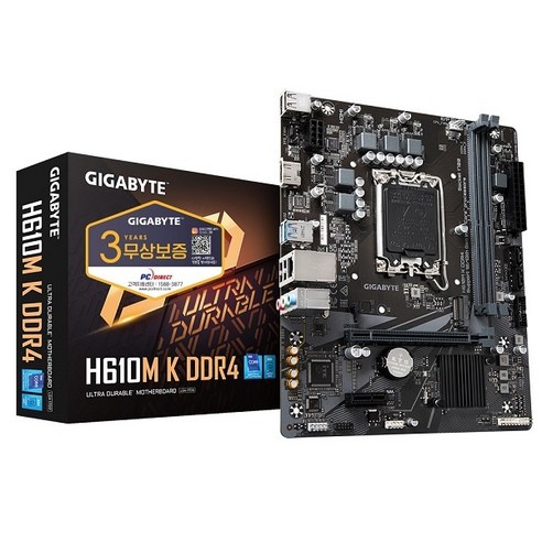 GIGABYTE H610M K D4 피씨디렉트 
그래픽카드/메인보드