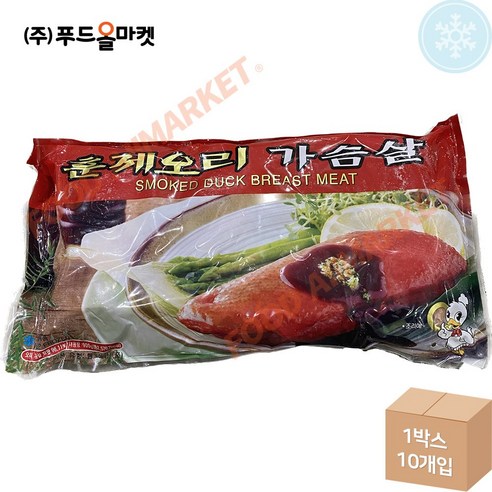 삼아 훈제오리 가슴살 900g 225gx4ea 냉동, 1개