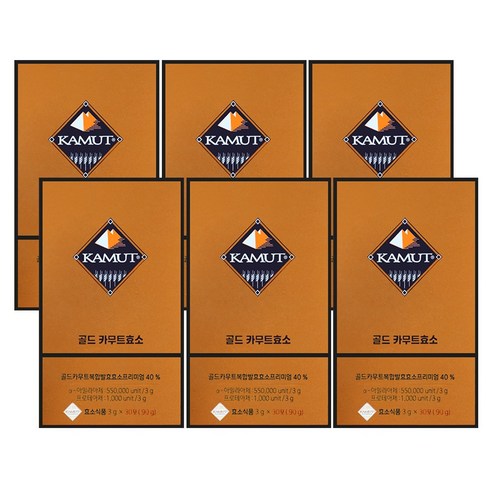 골드 카무트효소 6개월분(3g x 180포), 90g, 6개