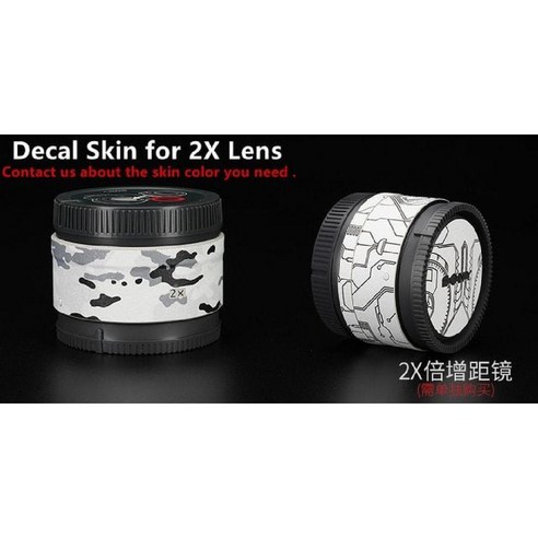 소니 카메라 보호 필름 바디 렌즈 보호커버 FE100-400GM 데칼 스킨 FE 100-400 f 4.5-5.6 GM OSS SEL100400GM 안티 스크래치 커버 랩 스티커, for 2X Lens, for 2X Lens