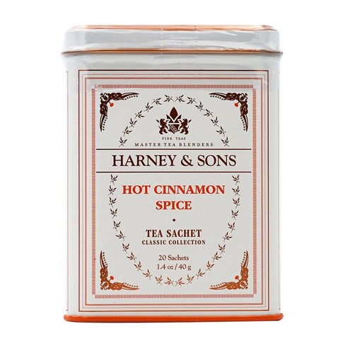 Harney & Sons Classic Hot 핫 시나몬 스파이시 티, 1개, 20개입, 2g