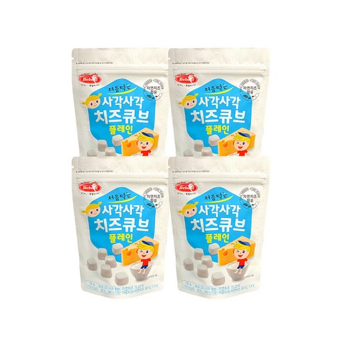 베베스트 처음먹는 사각사각 치즈큐브 플레인, 1개