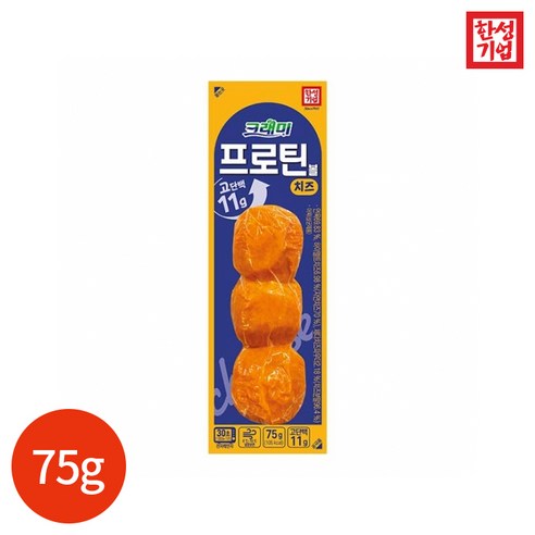 한성기업 크래미 프로틴 볼 치즈 75g, 15개