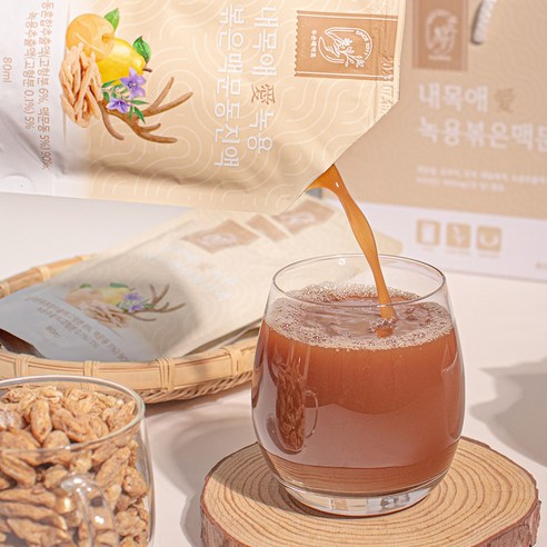 두손애약초 내목애 녹용볶은 맥문동진액 80ml, 1박스 맥문동열매