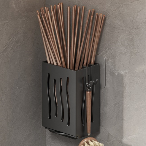 못 없이 깔끔하게, 쁘아마트 무타공 물빠짐 수저통으로 주방을 혁신하세요!