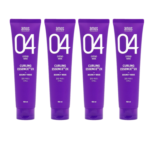 웨이브 헤어 아모스 컬링 에센스 2X 150ml X 4개
