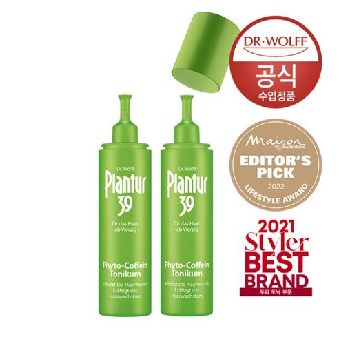 플란투어39 파이토 카페인 모발 토닉, 3개, 200ml