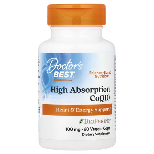 닥터스베스트 BioPerine 함유 고흡수 CoQ10 100mg 베지 캡슐 60정, 60정, 1개