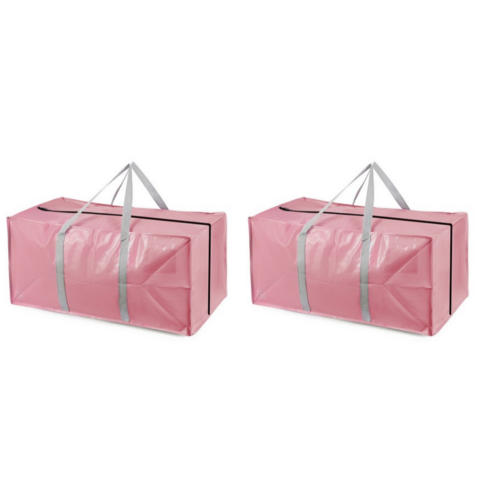 1+1 레투스토 여행 피크닉 캠핑 멀티 더블백, 핑크+핑크, 2개
