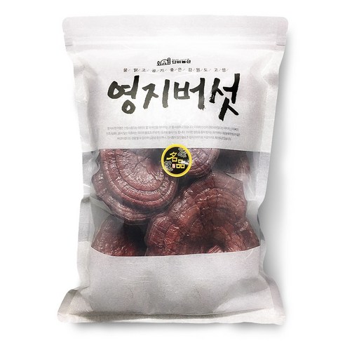 단비농산 국산 영지버섯 (강원도 고성 국산100%) 지퍼백포장, 500g, 1개 - 영지버섯 | 쿠팡