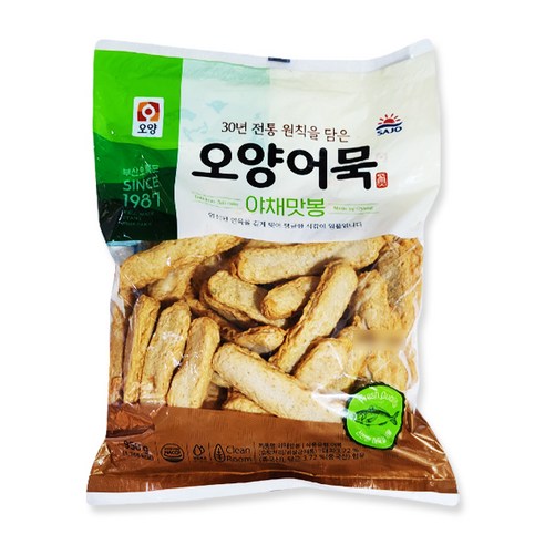[사조오양] 오양어묵 야채맛봉 950g, 2개