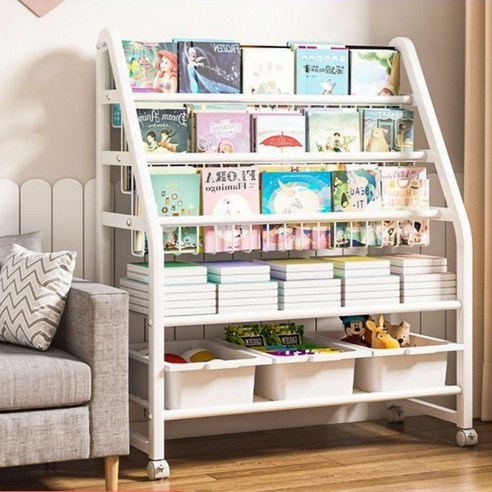 Homi Zon 이동식 전면책장, 공간을 아우르는 다용도 책장