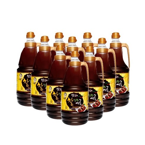 호재원 대용량 식당용 업소용 향미유 맛있는 참진한기름1.8리터, 1.8L, 3개