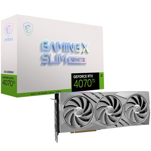 MSI GeForce RTX 4070 Ti GAMING X SLIM WHITE 12G