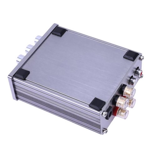 8-25V 디지털 HiFi 스테레오 2.0 전력 증폭기 홈 오디오 증폭기 50W X 2, 설명, 실버, 설명