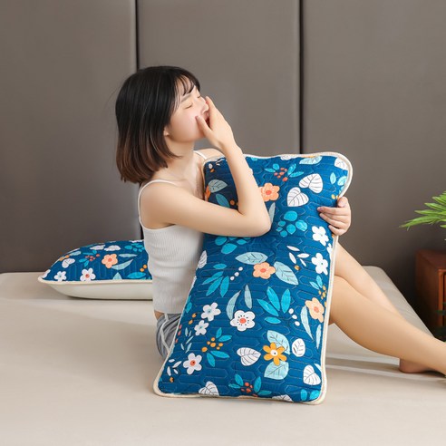 INEFF 만화 베갯잇 귀여운 라텍스 베갯잇 2개 고급 베갯잇 48*74cm, 14