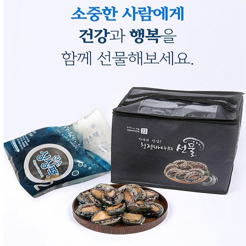 금송수산 특미 완도 활 전복 선물 세트 1kg (7-8미), 1개