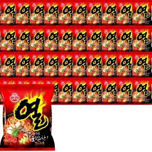 [오뚜기] 오뚜기 열 라면 120g x 40개