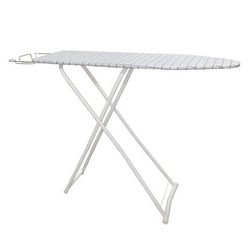 다리미 받침대가 있는 탁상용 다리미판 더 빠른 다림질을 위한 프레임, 철과 나무, 스타일 D