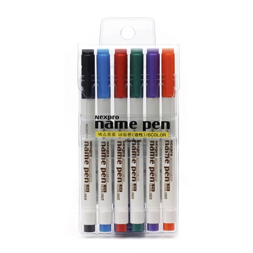 네임펜세트 6P 폴라로이드꾸미기펜