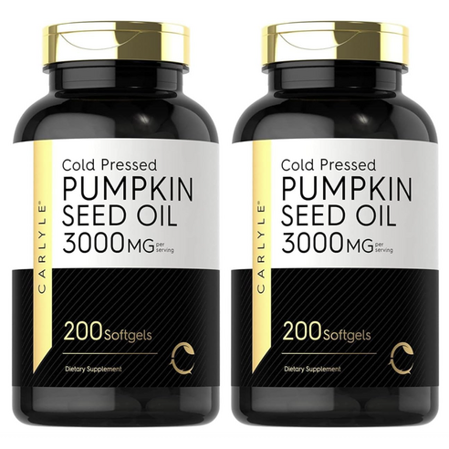 Carlyle Pumpkin Seed Oil 3000mg 칼라일 호박씨 오일 200정 2팩