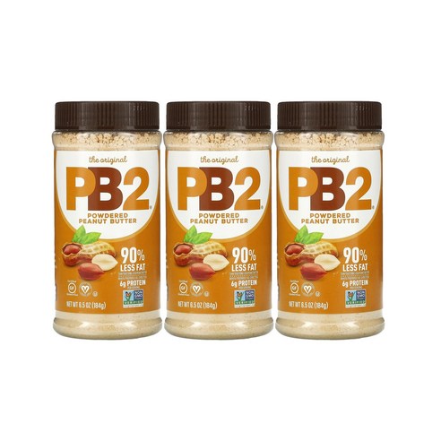 벨플랜테이션 PB2 파우더드 땅콩 버터, 184g, 3개, 1개