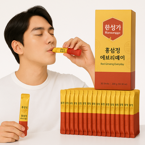 밍글로 고려홍삼정 에브리데이 홍삼스틱, 30개, 12g