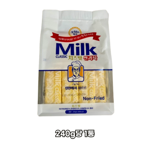 밀크클래식쌀과자 치즈맛, 240g, 4개