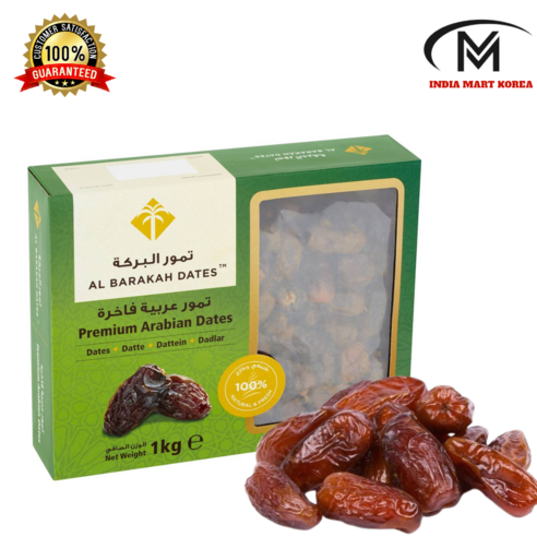 아즈와 대추야자 400g, 아랍에미리트산, 5개 실내데이트 12 PREMIUM BARAKAN KHALAS DATES 대추야자1KG 1개