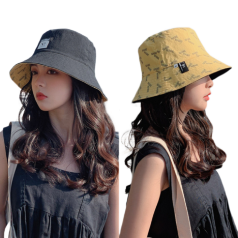 스타일과 실용성을 겸비한 론조모니 양면 코튼 버킷햇: 사계절 당신의 멋을 완성하다 미우미우버킷햇