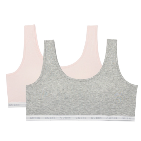 꿈을 향해 날갯짓하는 소녀들을 위한 첫 번째 선물, 게스 주니어 아웃밴드 브라 게스스포츠브라