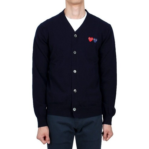 [꼼데가르송] 24SS 더블 와펜 가디건(P1N058) (AZ N058 051 2)