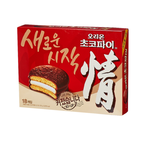 오리온 초코파이 정, 468g, 3개