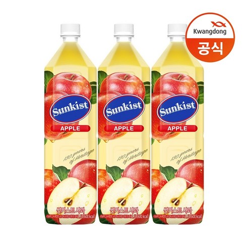 썬키스트 사과주스 80: 상큼함으로 채우는 건강한 하루