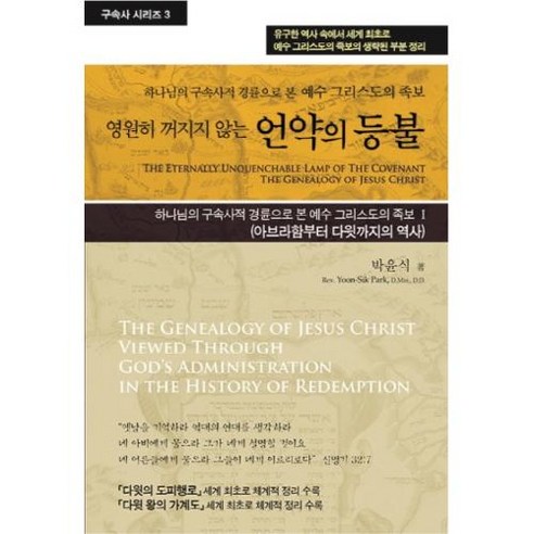 영원히 꺼지지 않는 언약의 등불(구속사 시리즈 3):하나님의 구속사적 경륜으로 본 예수 그리스도의 족보 1, 휘선