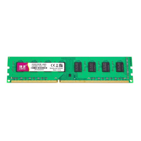 Youmine JIEPAI RAM 8GB DDR3 1600MHz 1.5V 240PIN AMD 마더보드용 전용 데스크탑 컴퓨터 게임 메모리 바, 녹색