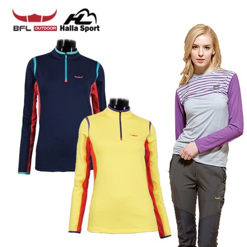 HALLA SPORT 여성 토리 티셔츠
