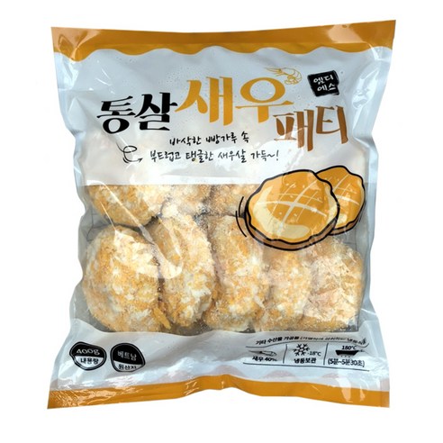 통살새우패티 40gX10ea, 400g, 10개