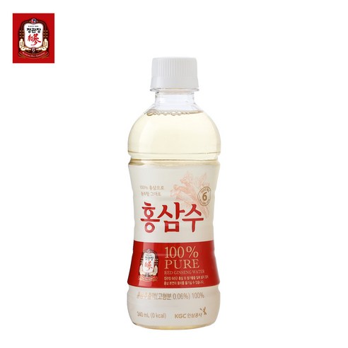 정관장 홍삼수, 340ml, 20개