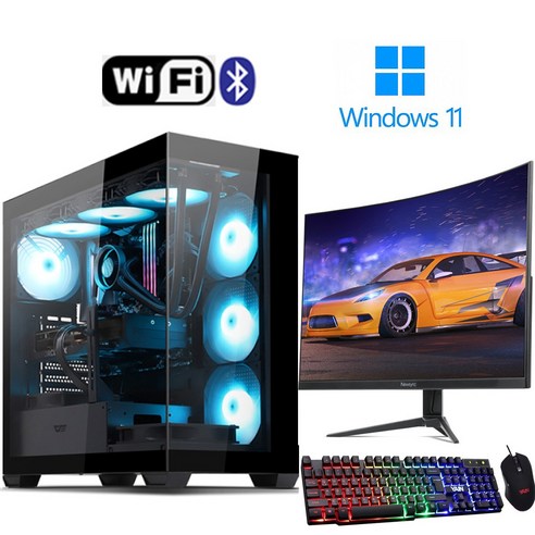 씨엠컴퓨터 인텔i5 AMD라이젠 검은 신화 오공 헬다이버즈2 팰월드 디아블로4 멀티 게이밍컴퓨터, 블랙, 32GB, 1TB, WIN11 Pro, D-08(블랙케이스) 데스크탑 씨엠컴퓨터 인텔i5 AMD라이젠 검은 신화 오공 헬다이버즈2 팰월드 디아블로4 멀티 게이밍컴퓨터, 블랙, 32GB, 1TB, WIN11 Pro, D-08(블랙케이스) 데스크탑